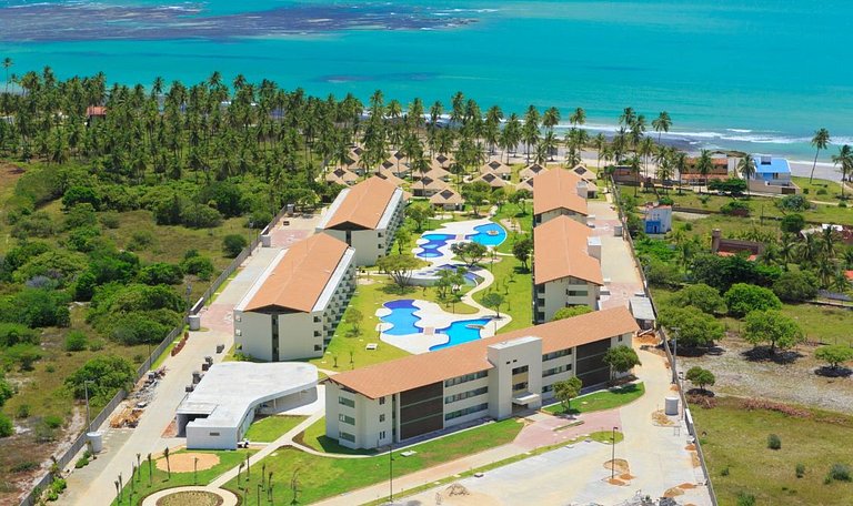 Flats de Luxo em Carneiros, a beira mar, pé na Areia | Carne